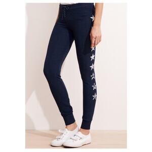 Sundry Navy Star Skinny Jogger Sweatpants 1 / Small